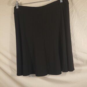 White House Asymmetrical Black Market XL Black Skirt